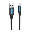 USB 2.0 A - Micro-B 3A kábel 3 m Vention COLBI fekete