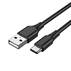 USB 2.0 A - USB-C 3A kábel 0,25 m Vention CTHBC fekete