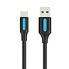 USB 2.0 A - USB-C 3A kábel Vention COKBI 3m fekete