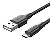 USB 2.0 dugó - Micro-B dugó, 2A, 0,5 m-es kábel Vention CTIBD fekete