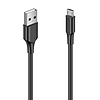 USB 2.0 dugó - Micro-B dugó, 2A, 1 m-es kábel Vention CTIBF fekete