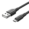 USB 2.0 dugó - Micro-B dugó, 2A, 2 m-es kábel Vention CTIBH fekete