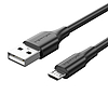 USB 2.0 dugó - Micro-B dugó, 2A, 3 m kábel Vention CTIBI fekete