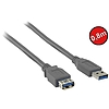 USB 3.0 hosszabbító kábel A-A Male (papa) - Female(mama) 0,8 m S3011