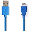 USB 3.0 hosszabbító kábel A-A Male (papa) - Female(mama) 2m CCGP61010BU20