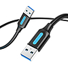 USB 3.0 kábel Vention CONBD 0,5 m fekete PVC