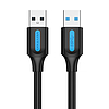 USB 3.0 kábel Vention CONBG 1,5 m fekete PVC