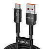 USB-A - USB-C kábel Toocki TXCT-HY01, 1 m, FC 100 W fekete