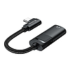 USB-C - AUX mini jack 3,5 mm-es + USB-C adapter, Mcdodo CA-1880, fekete (CA-1880)