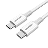 USB-C dugasz-USB-C dugó 2.0 UGREEN US300 kábel, 2 m, fehér (60552)