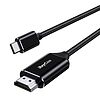 USB-C-HDMI 2.1 4k60Hz RayCue kábel, 2m fekete (JL-CB108-2M)