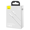 USB-C kábel a Lightning Baseus Superior sorozathoz, 20 W, PD, 1 m, fehér (CATLYS-A02)