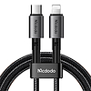 USB-C kábel a Lightning Mcdodo CA-2851-hez, 36 W, 2 m fekete