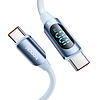 USB-C kábel USB-C Toocki TXCTT1-XX04-B2, 2m, FC 100W kék (TXCTT1- XX04-B2)