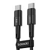 USB-C kábel USB-C Toocki TXCTT2-YS03, 1m, FC 60W fekete