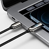 USB-C-Lightning Baseus kijelzőkábel, PD, 20 W, 1 m, fekete (CATLSK-01)