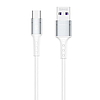 USB-C Remax Chaining kábel, RC-198a, 1 m, fehér (RC-198a)