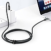 USB-C - USB-C Baseus kijelzőkábel, tápellátás, 100 W, 1 m, fekete (CATSK-B01)