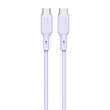 USB-C - USB-C kábel Aukey CB-SCC101, 100 W, 1 m levendula (CB-SCC101 Lavender)