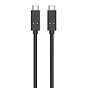 USB-C-USB-C kábel Aukey, CB-TCC241, 240 W, 0,8 m fekete (CB-TCC241 Black)