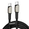 USB-C-USB-C kábel Toocki TXCTT14- LG01-W2, 2 m, 140 W gyöngy nikkel