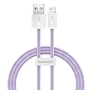 USB-kábel a Lightning Baseus Dynamic, 2,4A, 1m, violet (CALD000405)