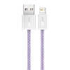 USB-kábel a Lightning Baseus Dynamic, 2,4A, 2m, Violet (CALD000505)