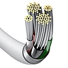 USB-kábel a Lightning Baseus Superior sorozathoz, 2,4A, 0,25 m, fehér (CALYS-02)