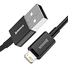 USB-kábel a Lightning Baseus Superior sorozathoz, 2,4A, 1 m, fekete (CALYS-A01)