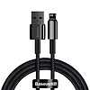 USB-kábel a Lightning Baseus Tungsten Gold-hoz, 2,4A, 1 m, fekete (CALWJ-01)