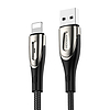 USB-kábel a Lightning Joyroom Sharp S-M411 2,4A, 3 m-hez, fekete (S-M411 Lightning 3m)