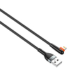 USB-kábel a Lightning LDNIO LS562-hez, 2,4A, 2m, fekete (LS562 lightning)