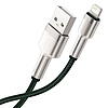 USB-kábel Lightning Baseus Cafule-hez, 2,4A, 1m, zöld (CALJK-A06)