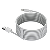 USB kábel Lightning Baseus Simple Wisdomhoz, 2.4A, 1.5m, fehér 2db. (TZCALZJ-02)