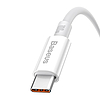 USB kábel USB-C Baseus Superior 100W 2m, fehér (P10320102214-03)