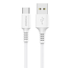 USB-kábel USB C Fonenghez, x85 3A gyorstöltés, 1 m, fehér (X85 Type-C)