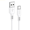 USB-kábel USB C Fonenghez, x85 3A gyorstöltés, 1 m, fehér (X85 Type-C)