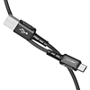 USB kábel USB-C-hez 1,2 m Acefast C1-04, fekete