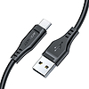 USB-kábel USB-C-hez, Acefast C3-04 1,2 m, 60 W, fekete (C3-04 black)