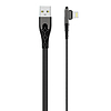 USB LDNIO LS582 lightning kábel, 2,4 A, hossza: 2m