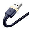 USB Lightning Baseus Cafule 1,5A 2 m-es kábel, arany-sötétkék (CALKLF-CV3)