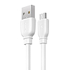 USB Micro Remax Suji Pro kábel, 1m, fehér (RC-138m White)