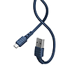 USB Micro Remax Zeron kábel, 1 m, 2,4 A, kék (RC-179m blue)