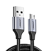 USB-Mikro USB kábel UGREEN QC 3.0 2.4A 1.5m, fekete (60147)