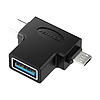 USB-USB-C és Micro USB OTG Adapter Vention CDIB0