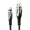 USB-USB-C kábel Joyroom Sharp S-M411 2,4A, 3m, fekete (S-M411 Type-C 3m)