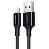 USB-Lightning kábel UGREEN US155, MFi, 1m, fekete (80822)