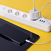 Wozinsky gyors EU USB Type C Power Delivery 20W fali töltő + kábel USB Type C / Lightning kábel 1m fehér