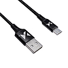 Wozinsky kábel USB - microUSB 2,4A 1m fekete (WUC-M1B)