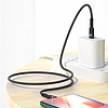 Wozinsky kábel USB Type C - Lightning Power Delivery 18W 2m fekete (WUC-PD-CL2B)